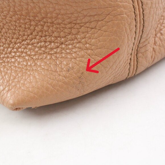 Pre-Owned Gucci Interlocking G Soho Chain Strap Tote Bag in Beige Leather - Picture 15 of 16